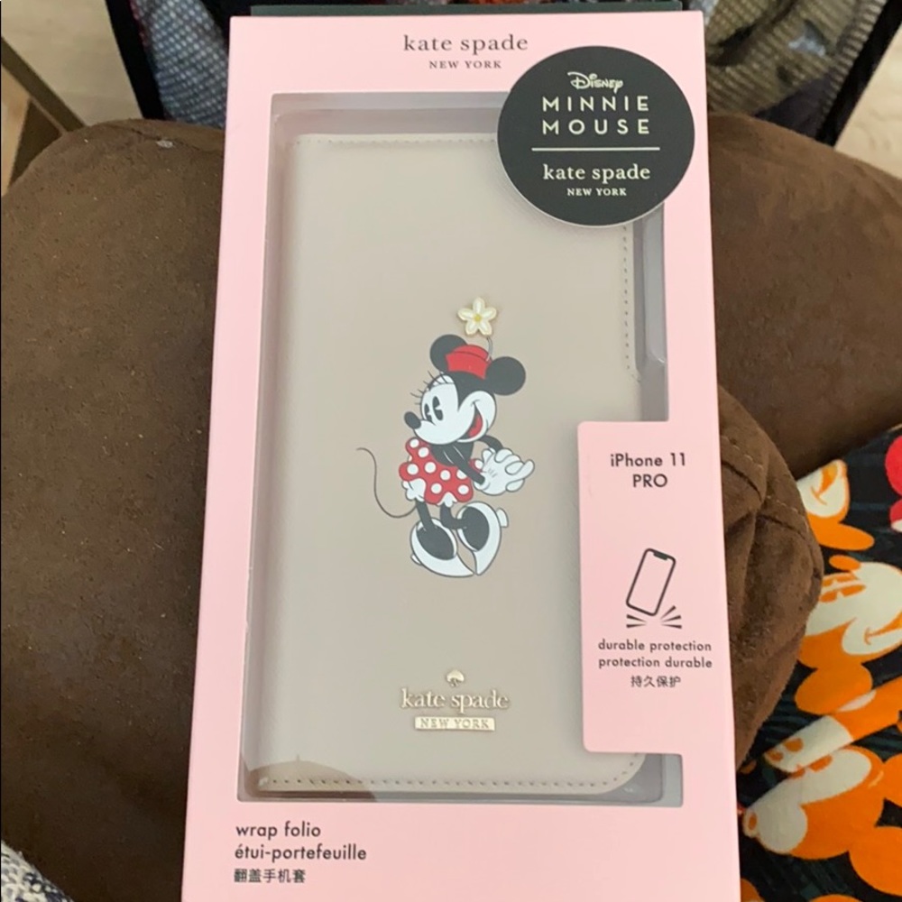 New Kate Spade Minnie Mouse wrap iPhone11 Pro case